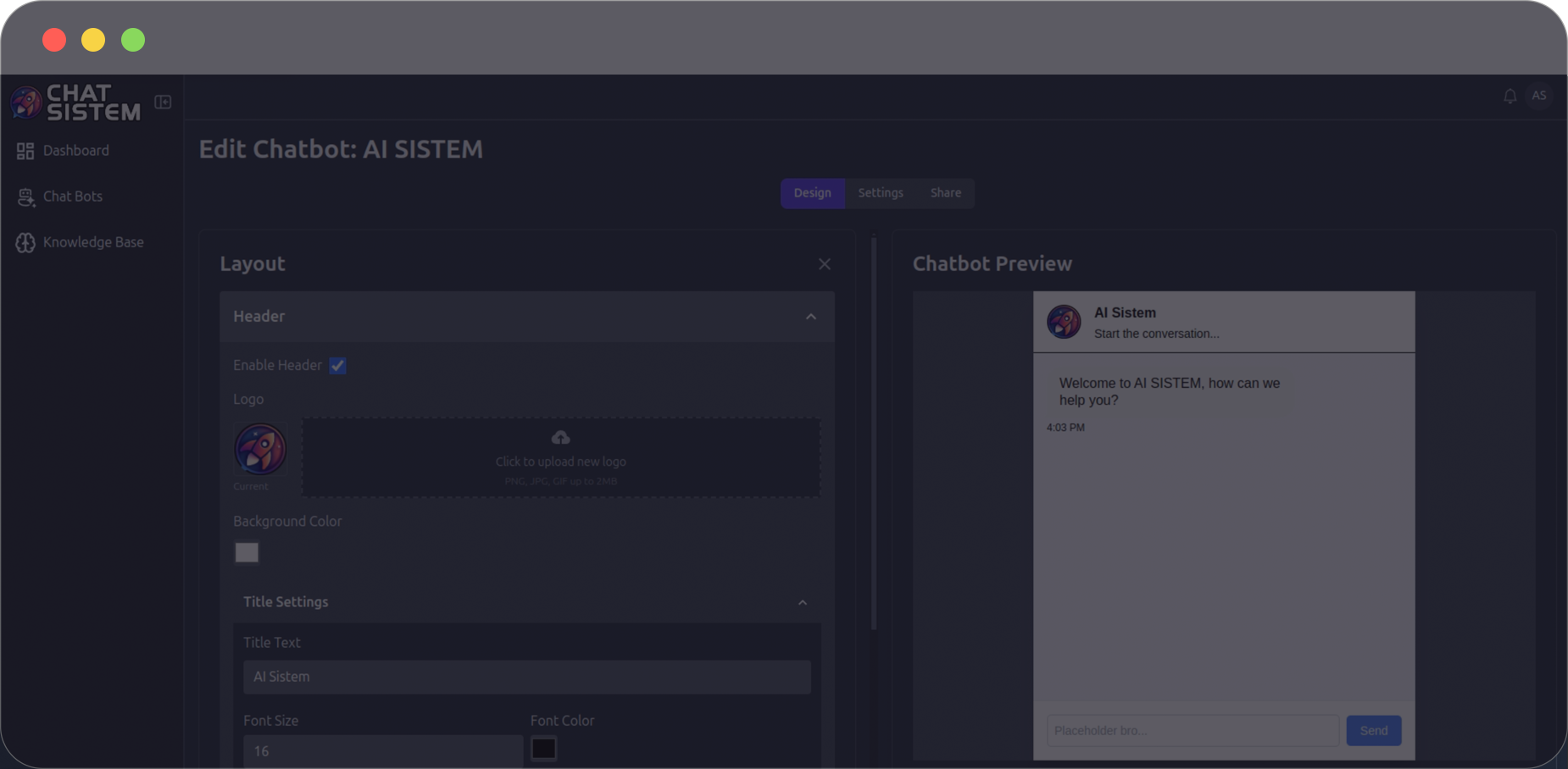 Landing page image